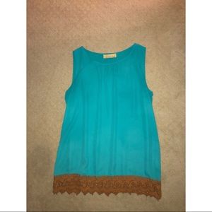 Teal tank top